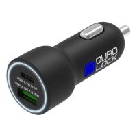 QuadLock QLA-DCC-2 duální USB 12V nabíječka do auta